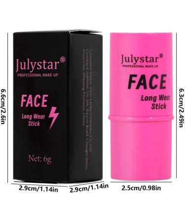 Highlighter Makeup Stick - Face Makeup Stick For Easy Application - Long-Lasting Creamy Makeup Stick For Face And Cheeks Blush For Women Girls Hersil 05# - Buy Online on GoSupps.com