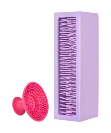 essence BRUSH CLEANSING SET brush cleaner No. 01 multicolored vegan nanoparticle free 1 pack (2pcs)
