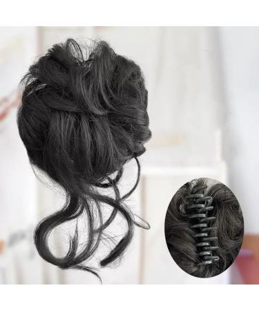 porosity 25cm/9.8''Ponytail Extension Short Curly Wavy Claw Clip Pony tails Hair Extensions Hairpieces for Women Fashion (Color : Brown) - Buy Online on GoSupps.com