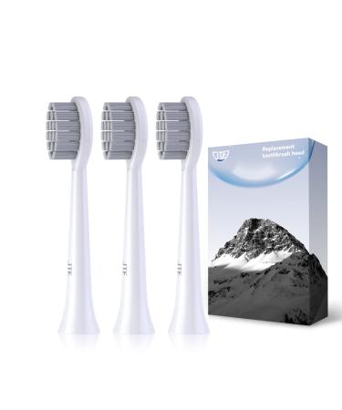 JTF Sonic Smart Toothbrush Genuine Gentle Brush Heads 3 Pack White P200