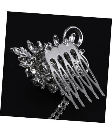 Housoutil Comb Pin Bridal Headpiece Wedding Hair Clips Flower Leaf Hair Clip Heart Hair Clips Bridal Hair Clip Hair Accessories Hair Pin Comb Needle Heart-shaped Child - Buy Online on GoSupps.com