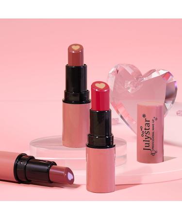 Shop 3 Colors Lipstick Set - Hydrating Tinted Lip Balm Matte & Moisturizing Long Lasting Waterproof Lip Stain | International Shipping Available - Buy Online on GoSupps.com