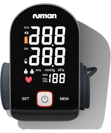 Numan Digital Blood Pressure Monitor | Automatic Upper Arm BP Cuff | Accurate Reading & CE Approved | Large LED Display | Home Use - Buy Online on GoSupps.com