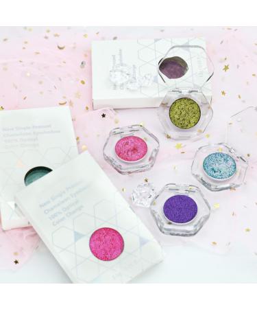 Adriana Nicole Cosmetics Eyeshadow Ethereal Eyeshadow Adriana Nichole Cosmetics Sparkling Eyeshadow Ethereal Single Color-shifting Eyeshadow Suitable for All Skin Types (Style L) - Buy Online on GoSupps.com