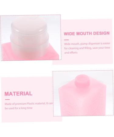 BIUDECO Nail Polish Remover Pump Nail Polish Remover Makeup Remover Container Makeup Remover Pump Bottle Push down Pump Bottle 6x5x13cm Pink - Buy Online on GoSupps.com