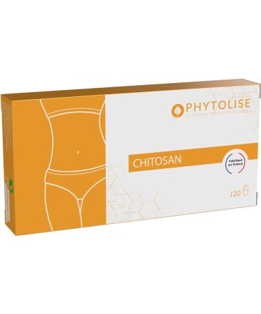 CHITOSAN Powerful Fat Burner | Slimming Capsule | Fat Burning | Drain | Flat Stomach | Diet | Food Supplement | Extra Strength | Weight Loss Made in France 120 Capsules