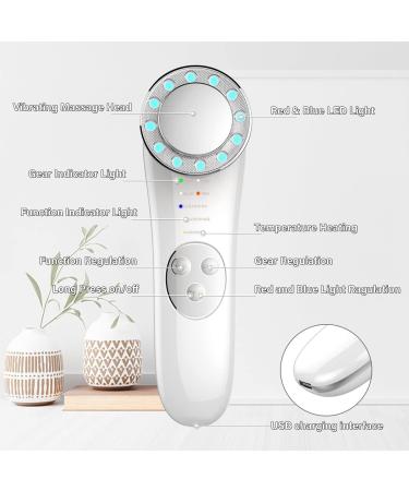 7-in-1 Facial Massager Machine for Face & Neck | Skin Care Tools for Home Use - Buy Online on GoSupps.com
