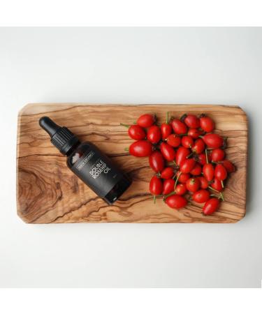 Alucia Organics Certified Organic Double Rosehip Oil 30ml - Pure Natural Organic Face Oil for Sensitive Skin Fine Lines Wrinkles Sun Burn Stretch Marks Scars Damaged Skin - Buy Online on GoSupps.com