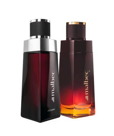 Malbec O Botic rio Classic X Eau de Toilette Cologne Bundle Long-Lasting Men's Fragrance Colognes 3.4 Ounce each