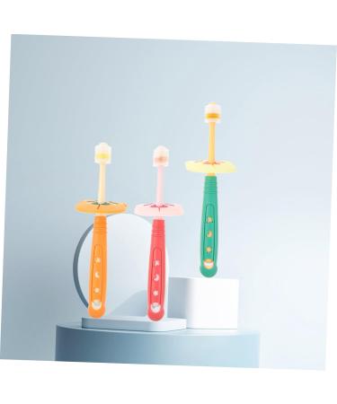 SESESFOUFU Hand Toothbrush 3-Pack | Silicone Baby Oral Care Brush for Teething & Teeth Cleaning - Buy Online on GoSupps.com