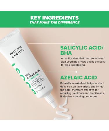 Paula's Choice 10% Azelaic Acid Booster - Reduce Pigment Spots & Blemishes - All Skin Types - 30 ml - Buy Online on GoSupps.com