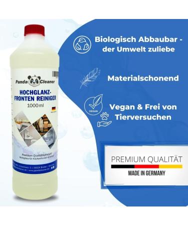 Pandacleaner Kitchen Surface Cleaner 1000 ml Premium Concentrate High Gloss Cleaner for Bathroom Kitchen and Gloss Finish Furniture - Buy Online on GoSupps.com
