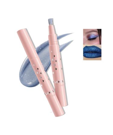 Glitter Liquid Eyeshadow Long Lasting Quick-Drying Diamond Shimmer Eyeshadow Pearlescent Rotating Eyeshadow Creating High-Impact Multi-Dimensional Eye Looks for Women 03 Ice Blue #03 Ice Blue