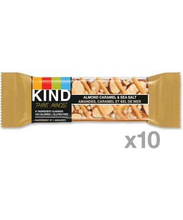 KIND THINS Almond Caramel & Sea Salt Gluten Free Bars 21g Bar (10 Count) - Buy Online on GoSupps.com