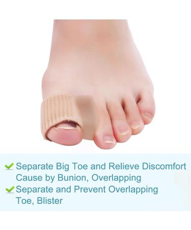 Haosem Toe Spreader - Pain Relief for Bale & Overlapping Toes | 2-Piece Toe Correction & Protection - Buy Online on GoSupps.com