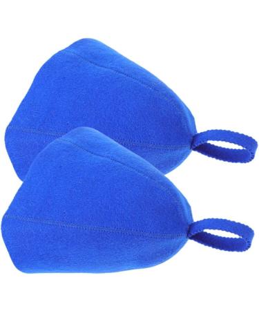 Yardwe 2-Piece Wool Felt Sauna Hat Set for Men & Women - Blue Water-Absorbing Shower Cap for Hair Protection - Buy Online on GoSupps.com