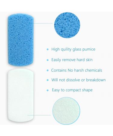 Maryton Double Sided Pumice Stone for Feet - Siliglass Callus Remover | Exfoliates & Smooths Skin | Pedicure Tool for Hard Skin - Buy Online on GoSupps.com