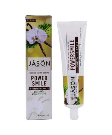 Jason Natural Powersmile Antiplaque & Whitening Toothpaste Vanilla PowerMint 6 oz (170 g)
