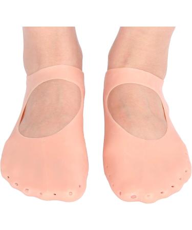 Silicone Moisturizing Socks | Anti-Split Foot Care | Unisex Silicone Socks for Crack Protection - Buy Online on GoSupps.com