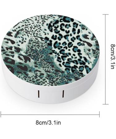 Safari Skin Contact Lens Travel Kit | Portable Cute Contact Box with Mirror for Outdoor Use - International Shipping Available - Buy Online on GoSupps.com