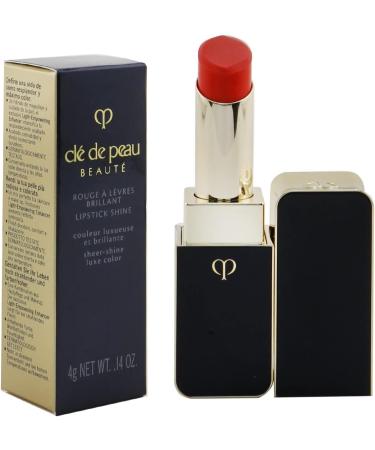  Cle De Peau Cl de Peau Beaut Lipstick Shine No. 214 Rebel Orange Red 4g - Buy Online on GoSupps.com