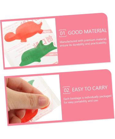 NOLITOY Cute Colored Bandages - Assorted Animal Plaster Pads - Non-Woven Fabric Care Sticker for Kids - 4 Boxes 5.5X2.8CM - Buy Online on GoSupps.com