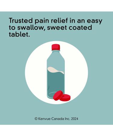 Extra Strength Tylenol Daytime Relief Tablets 500 mg Acetaminophen + 65 mg Caffeine Morning Headache & Pain Relief 80 Tablets - Buy Online on GoSupps.com
