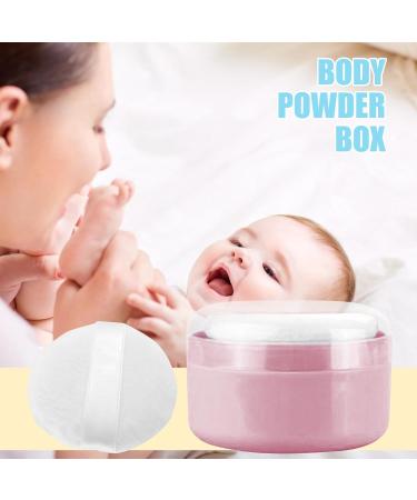 R cipient en poudre r cipient de poudre pour b b avec bouff e | Bo tre saupoudrage l che l' preuve des fuites | Baby After Bath Body Powder Puffle Base pour la plage la maison Rose - Buy Online on GoSupps.com