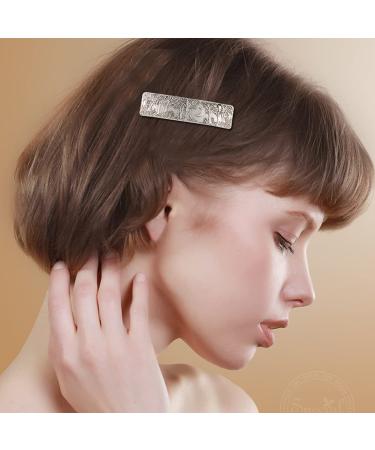 Kkjoy Hand Crafted Viking Celtic Knot Hair Barrettes - Retro Vintage Hair Accessory for Women & Girls - Forest and Moon-Silver - Buy Online on GoSupps.com