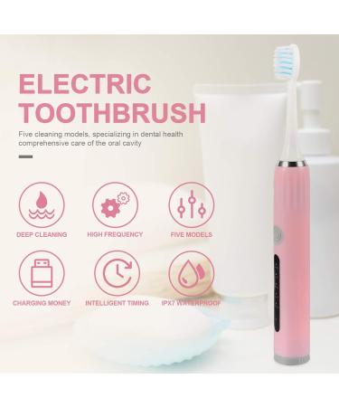 1 Set Electric Toothbrush for Kids - Soft Bristle USB Powered Oral Care | Pink Children's Toothbrush - Practical & Gentle Cleaning Brush - Buy Online on GoSupps.com