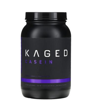 Kaged Muscle, Premium Kasein Protein Powder, Micellar Casein, Vanilla, Banned-Substance Free, Protein Supplement, Build Muscle, Boost Recovery, Casein, Vanilla, 25 Servings Vanilla 25 Servings (Pack of 1)