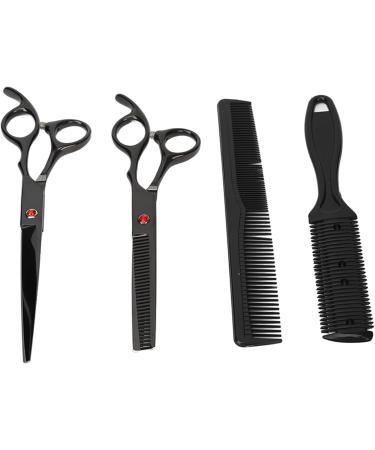 Hair Cutting Scissors Set with Straight Shear and Thinning Shear for Home Salon Barber - Buy Online on GoSupps.com