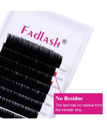 Professional Individual Classic Eyelash Extensions 0.20mm D Curl (Mix 8-14mm) - Natural Black Lash Extensions for Volume & Length - Buy Online on GoSupps.com