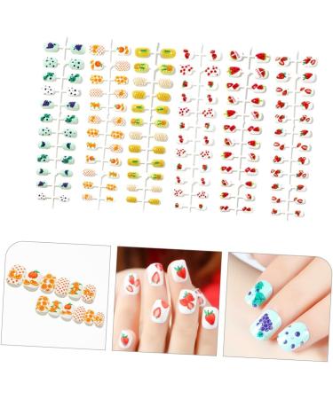 Housoutil 6 Diy False Nail Tips Fake Nails Tips Glue on Nails Fake Nails Kit Nail Wraps for Kids Fake Nails for Girls 10-12 Kids Fake Nails French Short Nails Resin Detachable Set Child - Buy Online on GoSupps.com