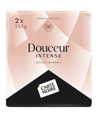 Carte Noire CARTE NOIRE - Carte Noire Ground Coffee "Douceur Intense" - Arabica Ground Coffee - Sweet and Delicate Coffee - Pack of 12 x 250g - Made in France 500g (Pack of 6)