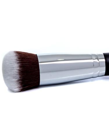 Mineral Powder Foundation Brush for Face Finishing Powder Brush for Pressed Powder Setting Powder Brush for Loose Powder Round Kabuki Foundation Brush Synthetic ROUND KABUKI BRUSH