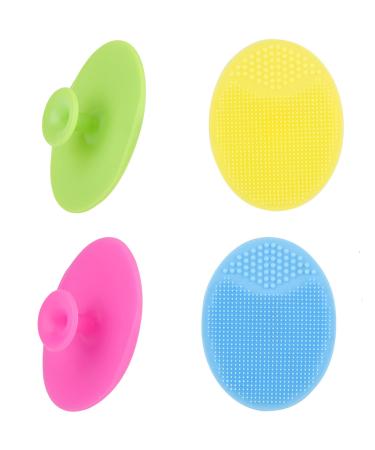 Face Scrubber Soft Silicone Facial Cleansing Brush Pad Exfoliator Scrub Scrubby for Massage Pore Blackhead Removing Exfoliating-Unique Cool Fun Christmas Gift Present for Girl Sister Best Friend Women