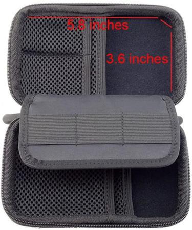 Diabetic Travel Case Glucose Meter Organizer - Small Hard Shell, Blue - Buy Online on GoSupps.com