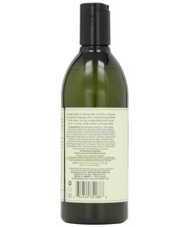 Avalon Organics Peppermint Gel Bath & Shower - Refreshing Organic Body Wash for All Skin Types - International Shipping Available - Buy Online on GoSupps.com