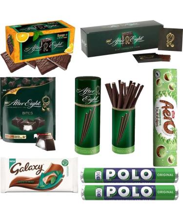 Assorted Mixed Mint Chocolates & Sweets Selection Gift Box - 7 x Mixed Mint Selections of Chocolates - Buy Online on GoSupps.com