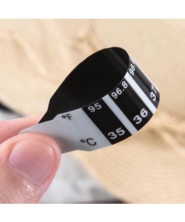 Buy Gkhowiu 30-Piece Reusable Forehead Thermometer Stripes - Self-Adhesive & Discoloration Stickers for Accurate Temperature Tracking | International Shipping Available - Buy Online on GoSupps.com