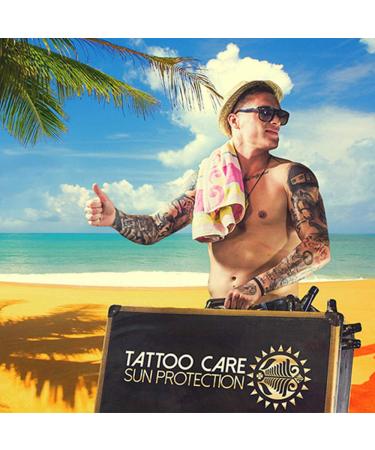 Makra Tattoo Care SPF 30+ Sunscreen Ointment for Tattoo Protection - UVA/UVB Defense - Moisturizes, Prevents Fading, Enhances Colors - Water Resistant - 1.35 oz - Buy Online on GoSupps.com