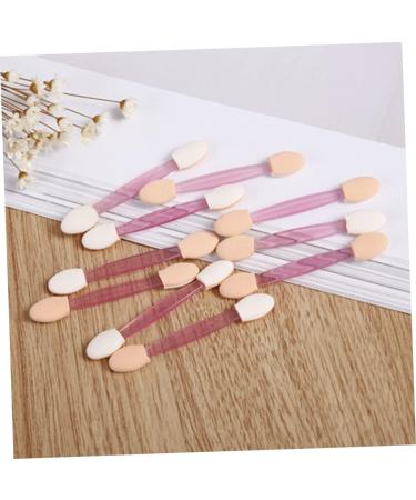 Housoutil 40pcs Sponge Stick Eye Shadow Double-head Eyeshadow Stick Makeup Eyeshadow Stick Nose Shadow Brush - Buy Online on GoSupps.com