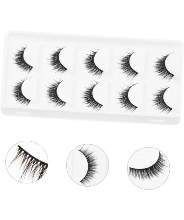Angoily 10 Pairs Short False Eyelashes Natural Eyelashes Reusable Manmade Eyelashes Art Eyelashes Makeup Eyelash Thick Cross Eyelashes Fake Lashes Fake 6d Artificial - Buy Online on GoSupps.com
