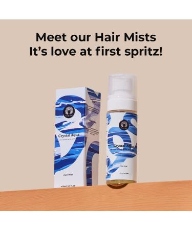 Fix My Curls Hair Mist Fragrance | Crystal Aqua Scent | Notes of Cirtus Salt Musk |Alcohol Free & Unisex | 50ml - Buy Online on GoSupps.com