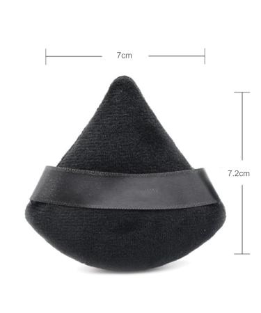 Buy Triangle Makeup Powder Puff - 4 Piece Washable Reusable Sponge for Loose Powder & Foundation - Black & Pink - Ideal Makeup Tool for Flawless Application - Buy Online on GoSupps.com