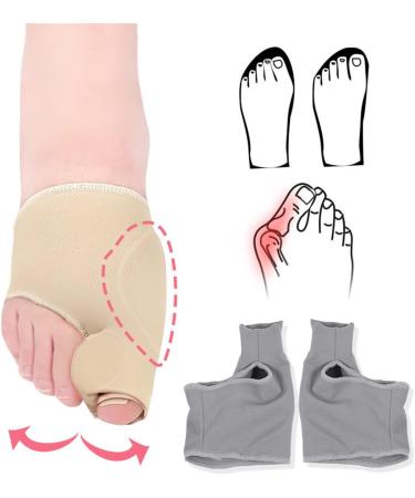 Bunion Corrector Toe Separator Socks 2Pcs (05 Size 39-40 S/M/L) - Hallux Valgus Correction Orthotics for Feet Bone Alignment and Pedicure Tool - Buy Online on GoSupps.com