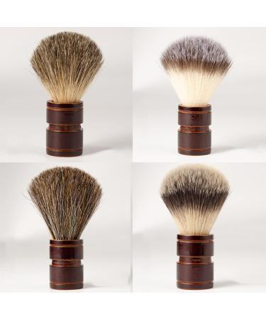 Beaupretty 3 Pcs Bamboo Shaving Brush Set for Men - High-Quality Beard Brush for Optimal Grooming - Buy Online on GoSupps.com