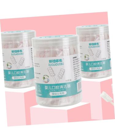 Hapinary 30st Baby Tongue Brush & Cleaner - Gentle Oral Care Sponge for Newborns | One-Way Tongue Scraper & Toothbrush - Buy Online on GoSupps.com