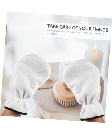Beaupretty Wax Work Gloves Pairs Essential Oil Paraffin Hand Mitts Moisturizing Hand Spa Paraffin Hand Hand Spa Cover White Polyester Miss hyperthermia Exfoliating Gloves - Buy Online on GoSupps.com